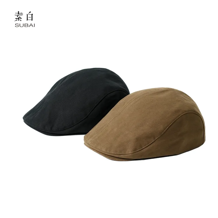 英伦风802798复古报童帽纯色简约时尚前进帽