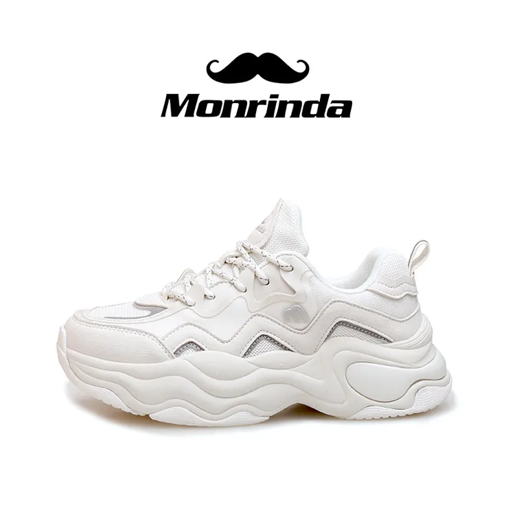 【韩国미린다】韩国潮牌美年达流云防滑时尚百搭减震耐磨全色老爹鞋-ZM