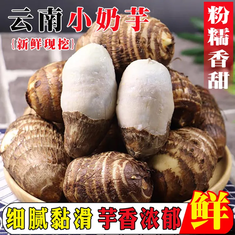 新鲜牛奶小芋头软糯香甜3/5/9斤农家现挖当季蔬菜产地直发香芋头