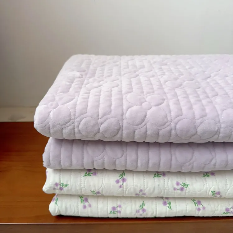 韩系80支以上四季通用双面床盖夹棉加厚花边床裙牛奶榻榻米防滑床