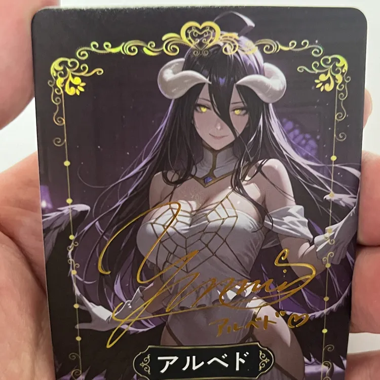 4张 Overlord 雅儿贝德 金签闪卡 63*88mm