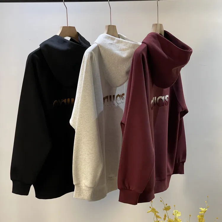 M5015秋季连帽卫衣春秋男女同款时尚穿搭