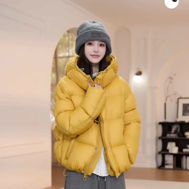 【YY·studio】A连帽羽绒服女面包冬季新款长袖保暖外套YY-7096