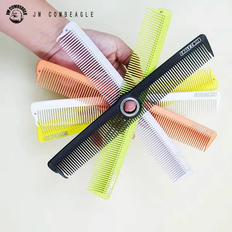 鹰击长空轴承梳子男女剪发梳发型师专用宽齿剪发梳密齿剪发梳均齿