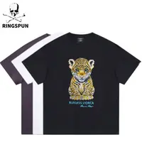 【小老虎】RS重磅百搭全棉重工刺绣小众高品质潮奢短袖T恤上衣