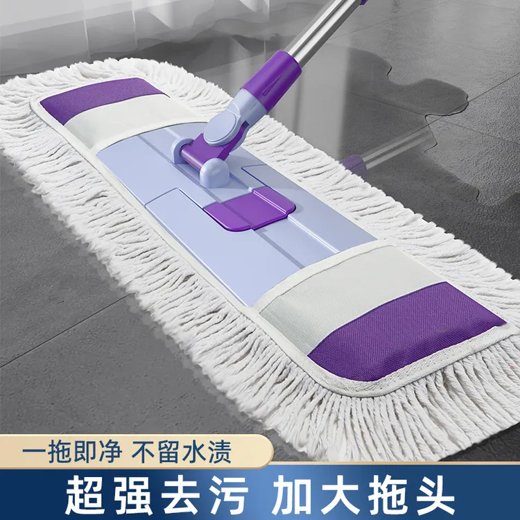 2024新款懒人大号拖把干湿家用平板一拖地净拖地神器拖布两用尘推