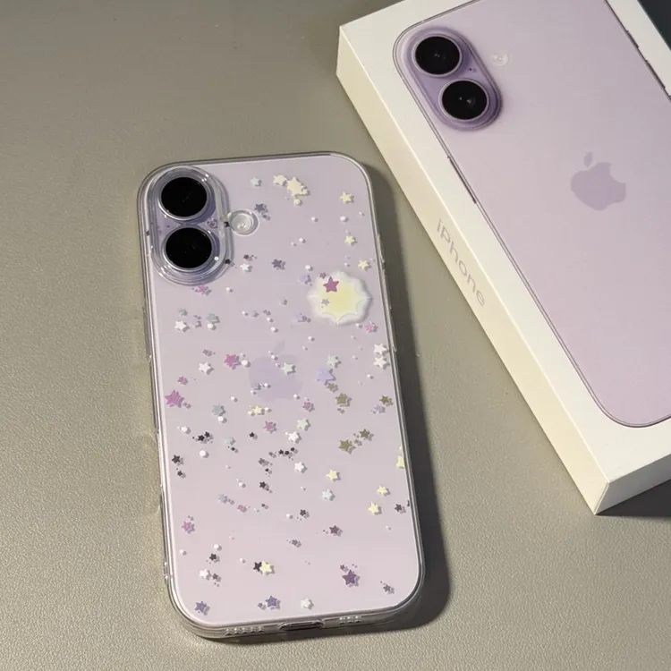 欧克里里星星墨点适用iPhone17手机壳苹果16小米OPPO华为P70VIVO