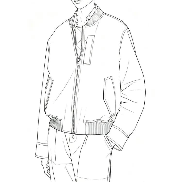 【Montendre】秋冬新款 V 休闲经典双拉链设计短款显瘦夹克外套