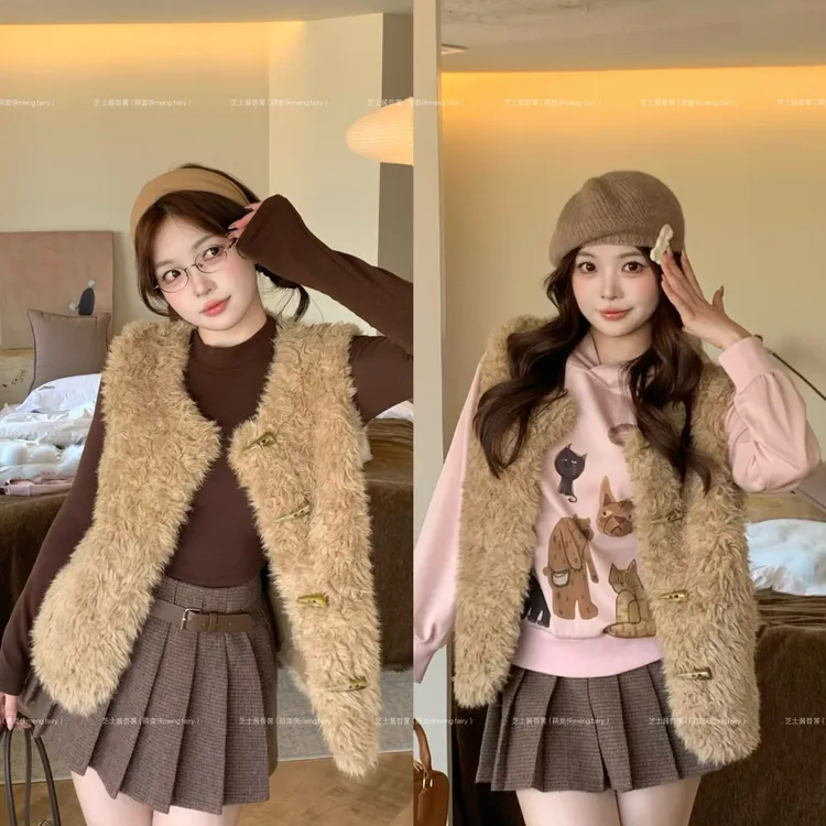 萌面侠芝士现货【露思同款 半裙】羊毛半裙女生韩系ins衣服5687流光