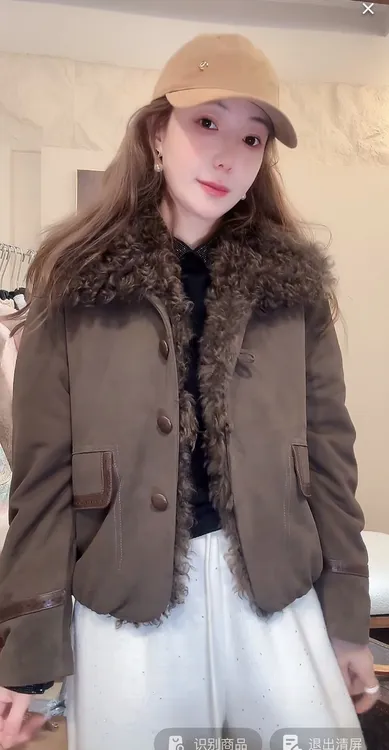 DEDM•STUDIO/高级静奢进口A级绵羊皮白鹅绒外套2511WT/YQT-25118