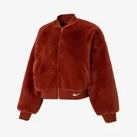 Nike/耐克正品女子保暖摇粒绒双面穿运动夹克外套FB8693-832