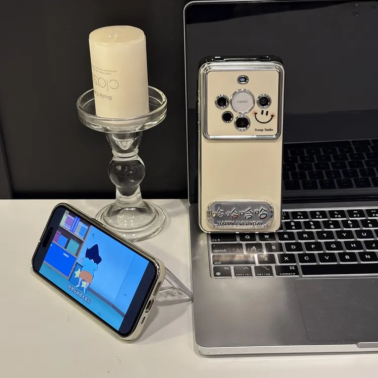 哈哈笑脸适用苹果16pro手机壳华为p80视窗OPPO小米15防摔荣耀vivo