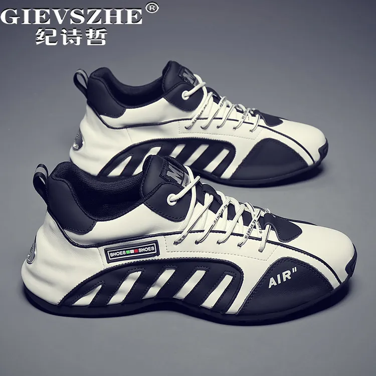 纪诗哲男鞋轻便个性时尚运动鞋男款百搭透气跑步鞋潮流户外休闲鞋