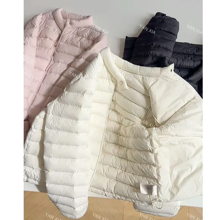 "零压云朵泡芙" 新国标90白鹅绒立领排骨泡芙鹅绒服 W-692