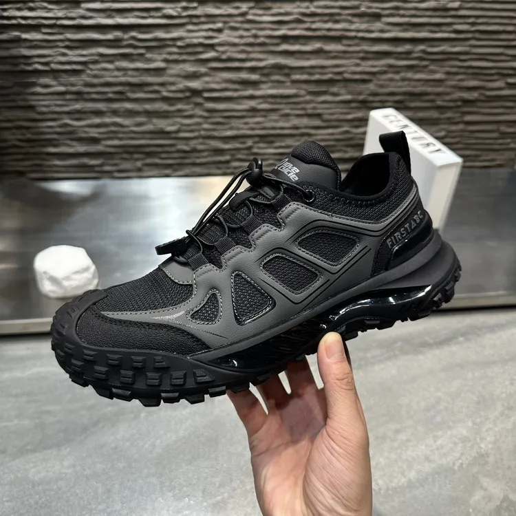 夏季广州男鞋简约时尚系带休闲鞋潮流舒适百搭户外运动鞋