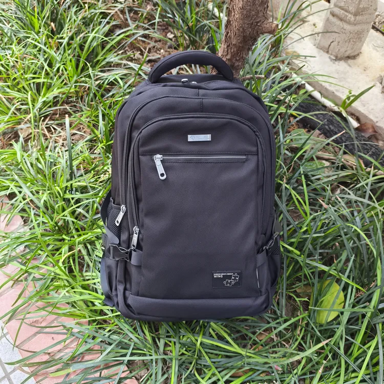 上班电脑包双肩包商务出差旅行背包防水减震耐磨牛津布学生书包