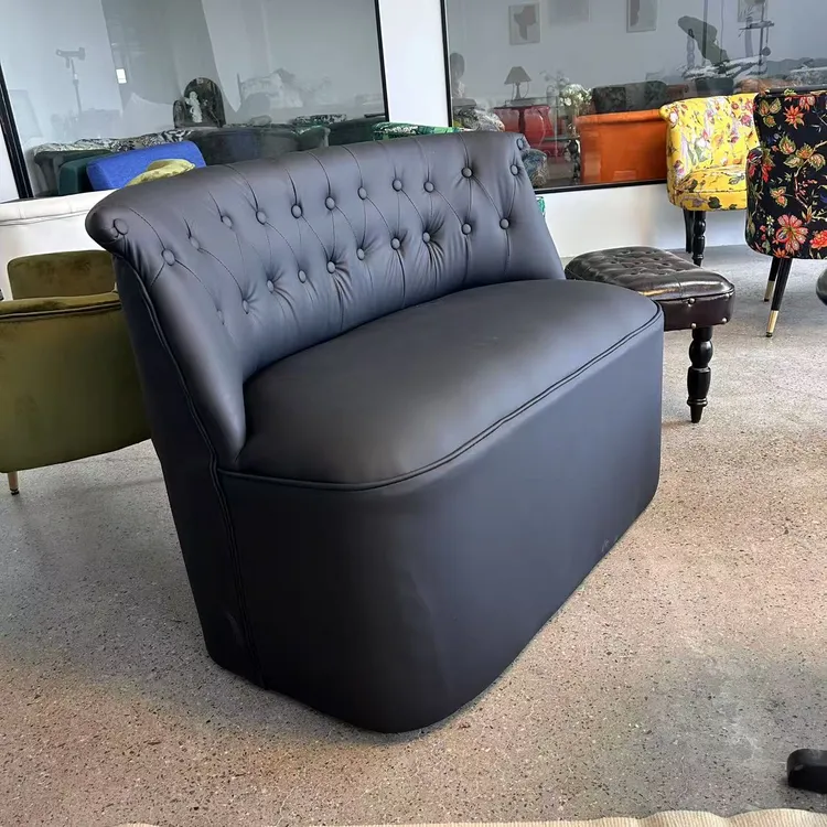 沙发小户型出租屋简约现代猫抓皮服装店理发店公寓爆款商用直排椅