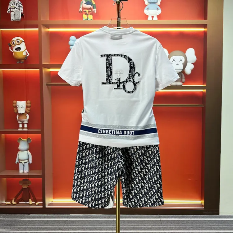 夏季新款短裤短袖男百搭休闲运动套装时尚网红夏款韩版轻奢潮流