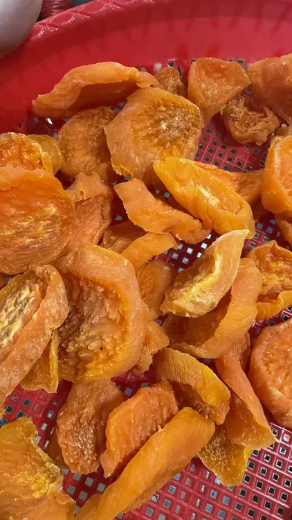 哆头螃蟹姐红心地瓜干7到8成干