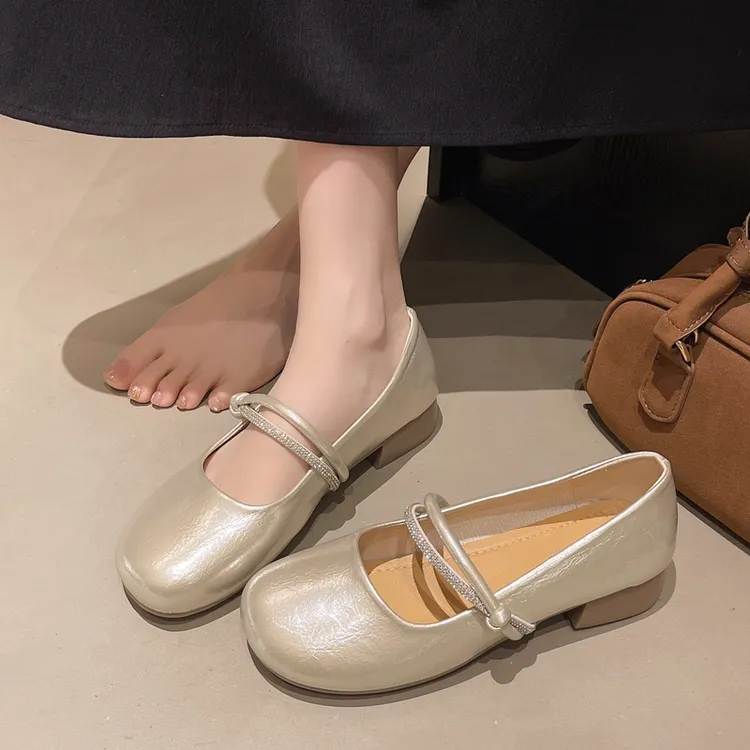 晚晚风温柔鞋平底单鞋女2025新款夏季玛丽珍鞋子配裙子软底孕妇鞋