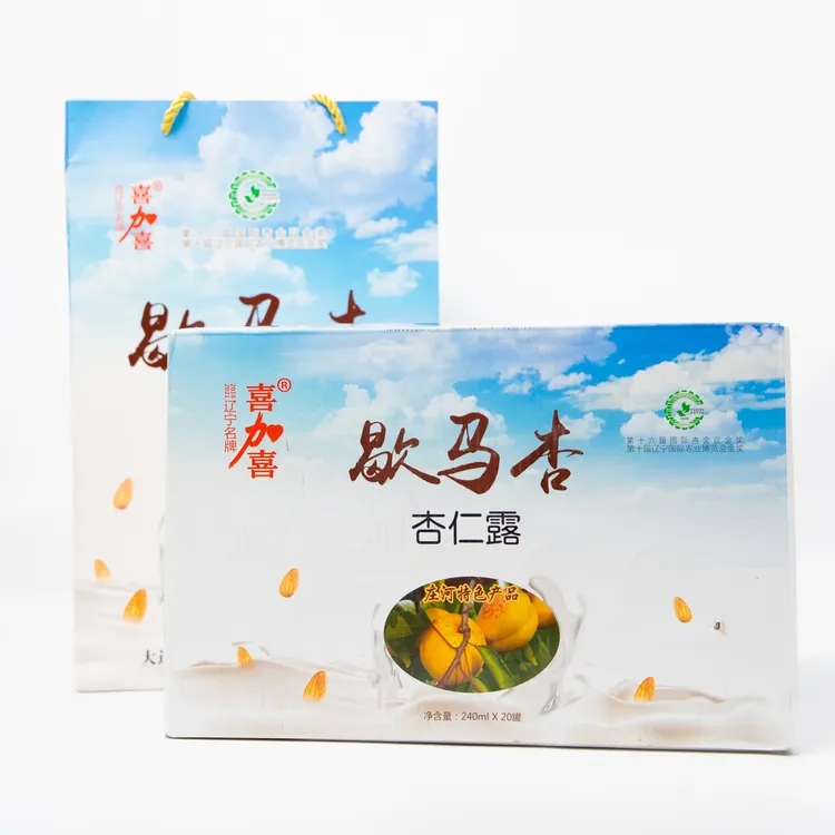 庄河特产歇马杏仁露24新鲜歇马杏仁加工 每箱20罐每罐240ml【包邮】