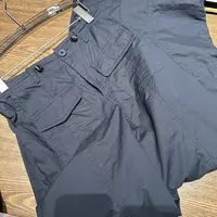 ananstudio藏青色阔腿工装裤