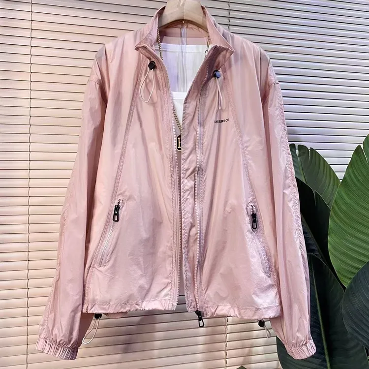 D欧货时尚新款糖果色设计款减龄洋气防晒外套