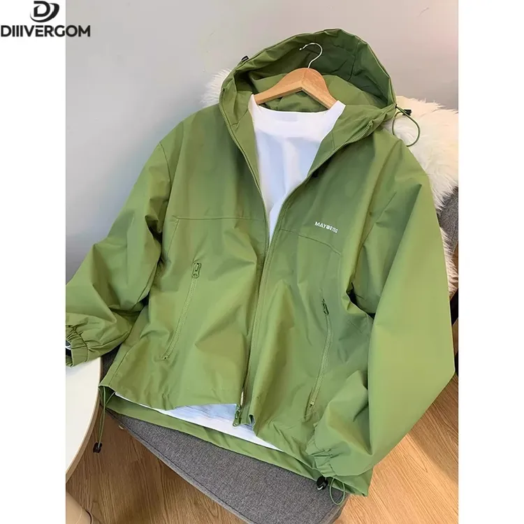 美式机能冲锋衣男秋季薄款防晒山系户外运动防水登山服外套夹克