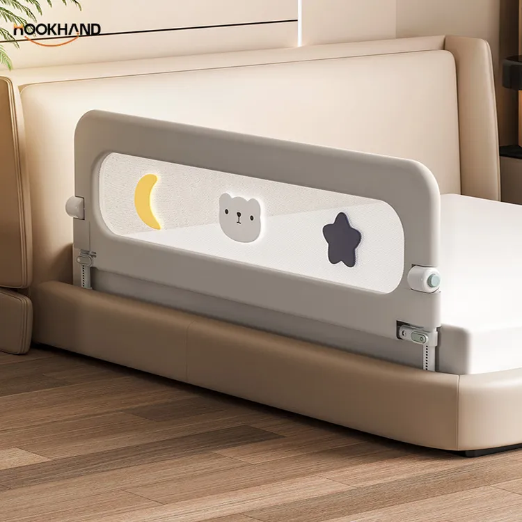婴儿床围栏防护栏宝宝防掉床边挡板旅行折叠幼儿童便捷床围栏一面
