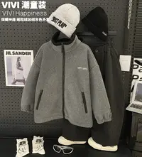 VIVI童装【冬日恋歌】2025冬款亲子装中大童保暖厚实摇粒绒加绒外套