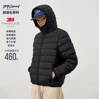 714street 3M新雪丽暖绒排骨棉服2025秋冬新款防水连帽外套521853