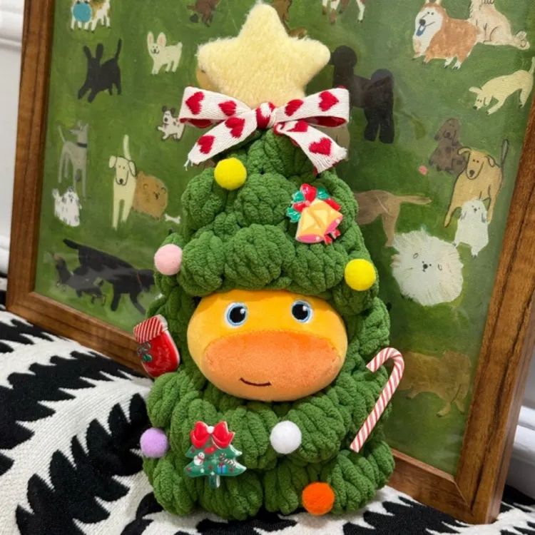 Duoai多爱·【正版】噜噜圣诞树毛绒水豚玩偶包挂件可爱钥匙扣包挂饰