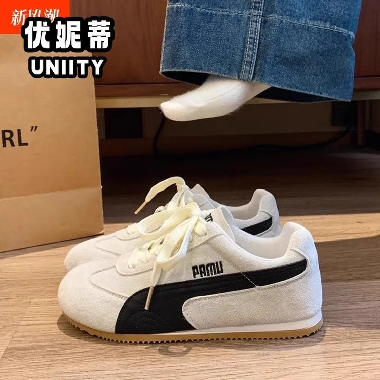 新百伦【奥特莱斯撤柜】UNITY潮流鞋女2025春季新款鞋平底跑步阿甘