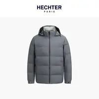 【鹅绒】【商场同款】法国HECHTER冬季连帽羽绒服男士外套LJ62201