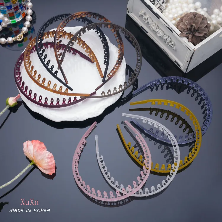 韩国BY倒齿发箍时尚带齿简约时尚功能性高颅顶百搭气质韩版ins