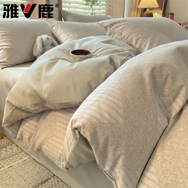 加厚磨毛被套单件非全棉2025新款单被罩150x200x230单人床上用品4