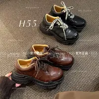 （头层牛皮）琥珀流光｜静奢巴比伦老爹鞋5cm61-2896【X】