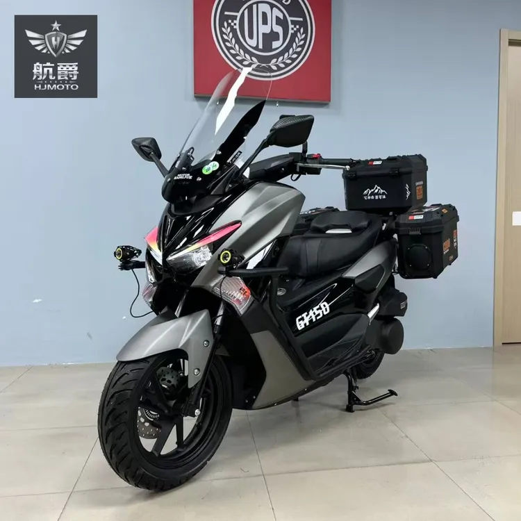 航爵N【风冷版】猛士150踏板燃油旅行摩托车国四电喷可上牌CBS包邮