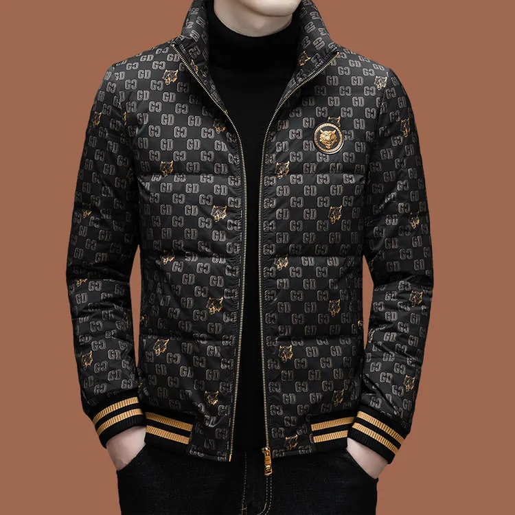 意大利大牌轻奢男装羽绒服爆款2025新款中青年羽绒男装外套秋冬款