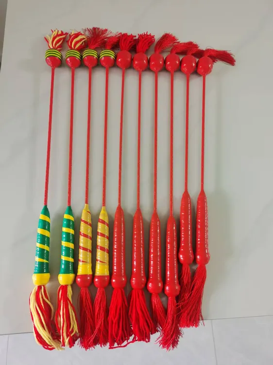 手工制作 花样鼓棒 花漾鼓棒 鼓锤 颜色随机-可定制