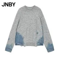 【新品9折预售】JNBY/江南布衣25冬新品毛针织衫宽松套头5P0312720