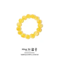 【铭舍 初见特价妖花】10-14mm俄料蜜蜡圆珠单圈手串蜜蜡原矿原石