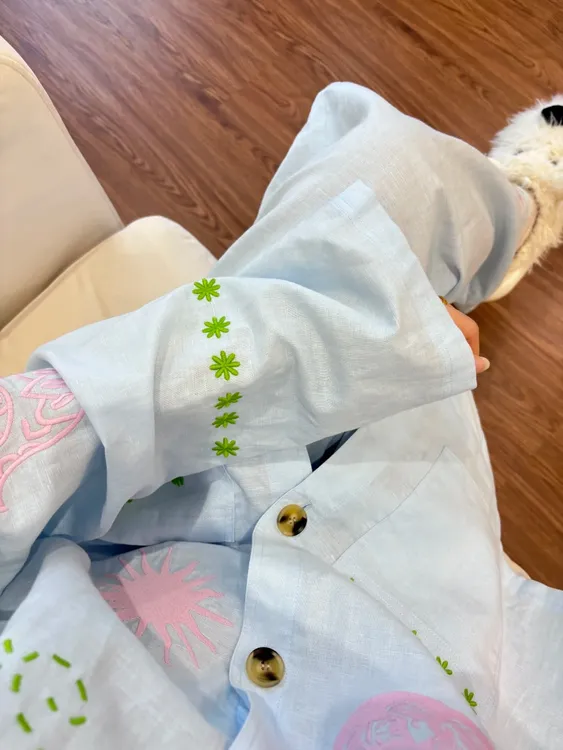 【DMXJ大梦想家】甜美植物花卉睡衣女秋季新款舒适可外穿居家服套装