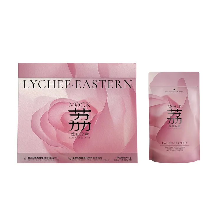 【年终囤货】MOCK墨客咖啡 重瓣红玫瑰茘枝拿铁 冻干速溶咖啡