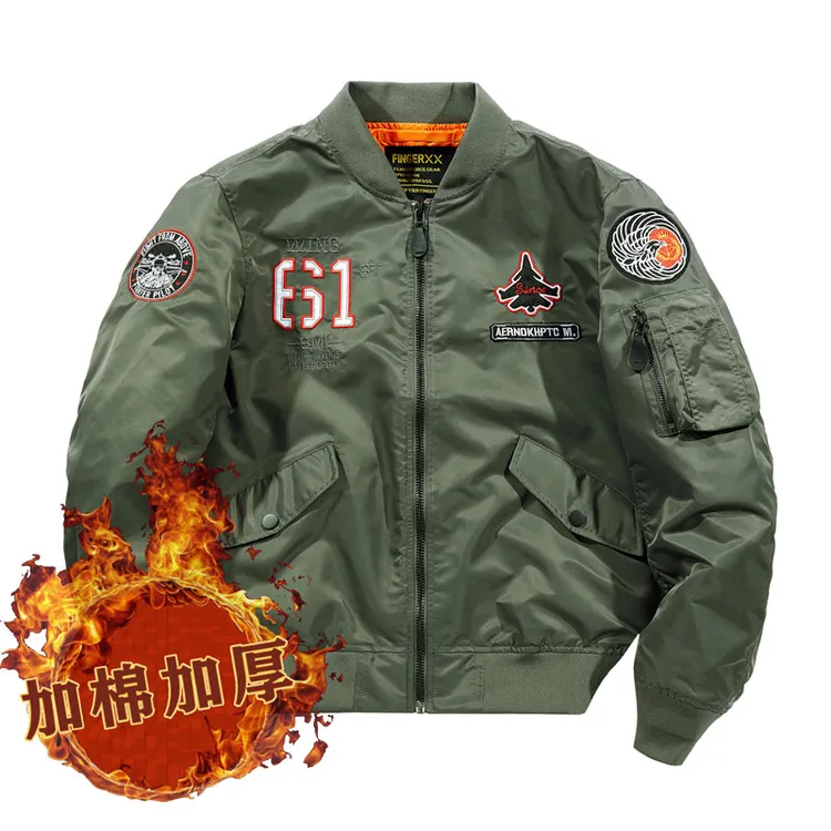 冬季男生保暖棉衣重工刺绣加棉加厚棉服男士休闲百搭潮流棉袄外套