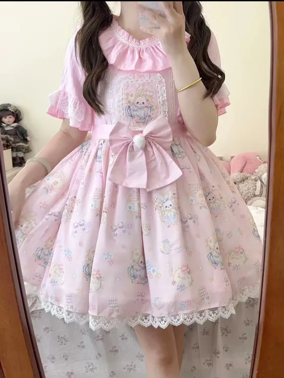 【菟菟约定 心跳喵】随意lolita原创正版软妹日系风