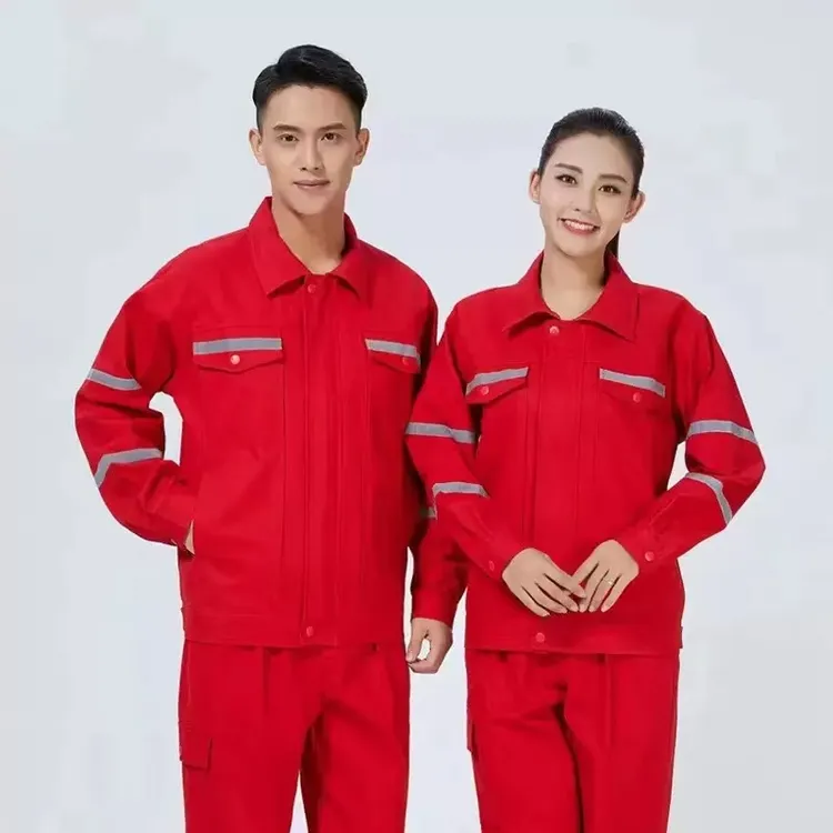 焊工专用工作服春秋工厂中海油纯棉套装防烫耐磨电工劳保工作服