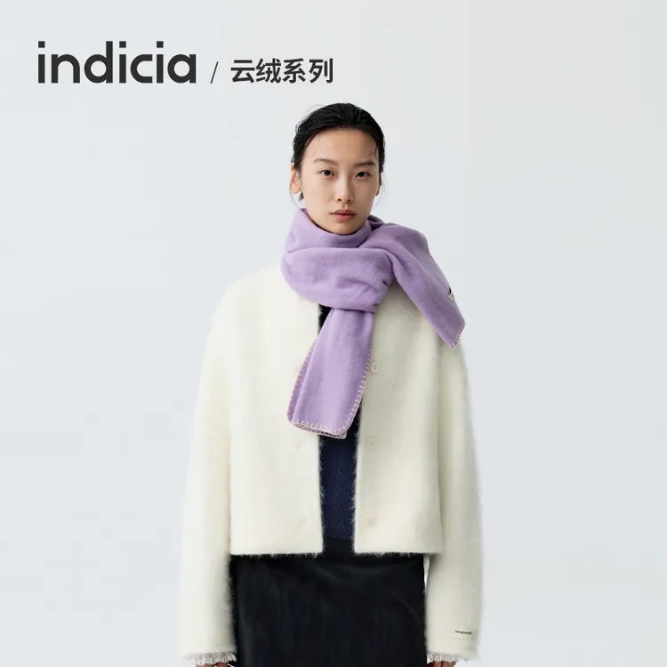 indicia标记商场“云绒”系列新年战袍大衣F2D5DY702C