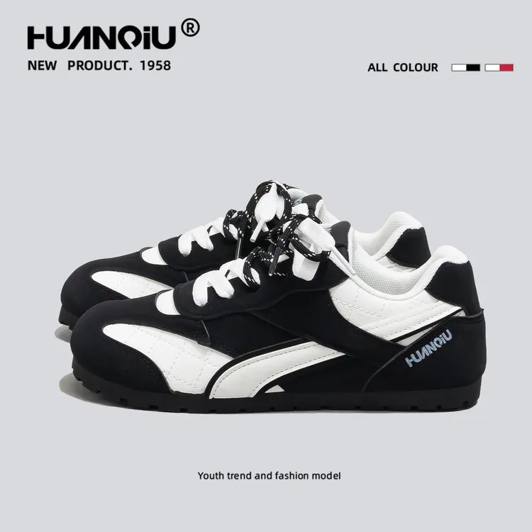 环球明星同款百搭轻便德训鞋女款2025新款轻奢显脚小板鞋HC-Y020