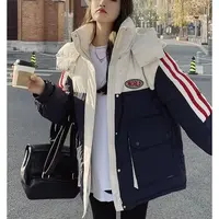 2023新款韩版撞色宽松时尚棉服-A028款